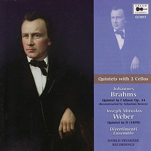 Brahms, Weber: Quintets with 2 Cellos
