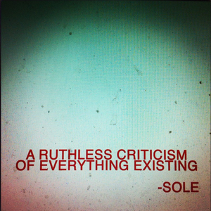 A Ruthless Criticism of Everything Existing cover