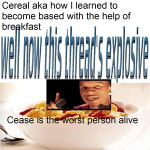 Cereal aka how I learned to become based with the help of breakfast