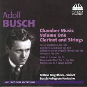 Adolf Busch: Chamber Music for Clarinet and Strings