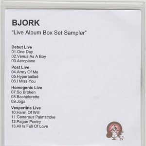 Live Box Set Press Sampler