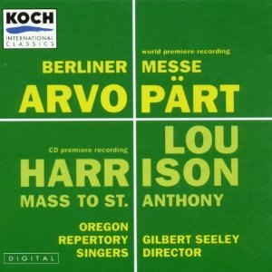 Masses Of Arvo Part And Lou Harrison