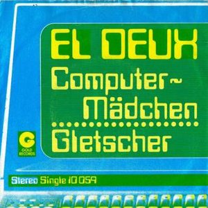 Computer-Mädchen / Gletscher