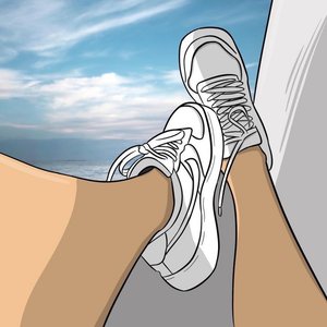 Dirty White Nikes