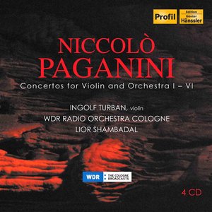 Niccolo Paganini: Concertos for Violin & Orchestra 1-6