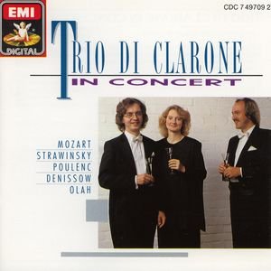 Trio di Clarone in Concert (Mozart, Stravinsky, Poulenc, Denissov & Olah)