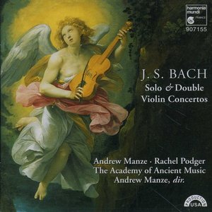 “Solo & Double Violin Concertos (The Academy Of Ancient Music feat. Andrew Manze & Rachel Podger)”的封面