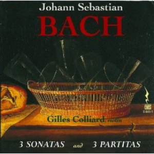 Bach: 3 Sonatas and Partitas for Solo Violin, BWV 1001-1006