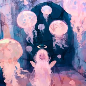 in the mirror, an unknown figure