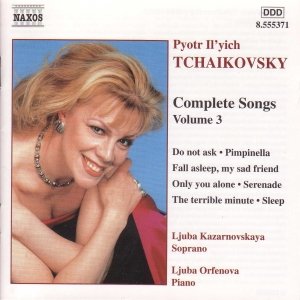 “TCHAIKOVSKY: Songs, Vol.  3”的封面