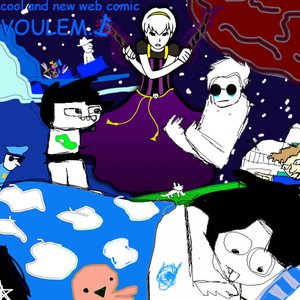 “cool and new web comic voulem.1”的封面
