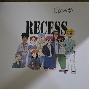 Recess - Signed - Blue and White