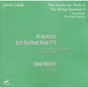 Cage: Mode Vol. 33: 44 Harmonies from Apartment House 1776 / Cheap Imitation CD1