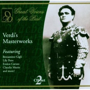 “Verdi's Masterworks, Vol. 1 [Great Voices of the Past] [Disc 2]”的封面