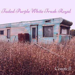 Faded Purple White Trash Royal