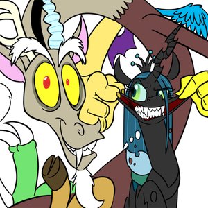 Zdjęcia dla 'Queen Chrysalis and Discord'