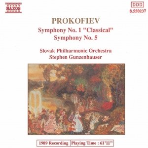 Изображение для 'PROKOFIEV: Symphony No. 1, 'Classical' / Symphony  No. 5'