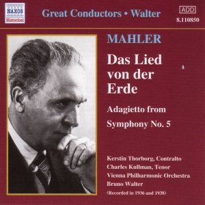 Изображение для 'MAHLER: Das Lied von der Erde (Walter) (1936-1938)'