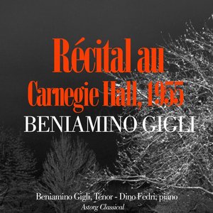 Récital au Carnégie Hall, 1955
