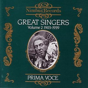 Great Singers Volume 2, 1903-1939
