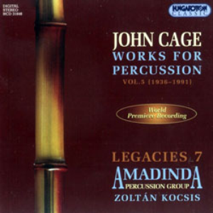 Works for Percussion, Volume 5 (1936 - 1991) (Amadinda Percussion Group) cover