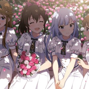Avatar di 白石紬(CV.南早紀)、佐竹美奈子(CV.大関英里)、周防桃子(CV.渡部恵子)、所恵美(CV.藤井ゆきよ)