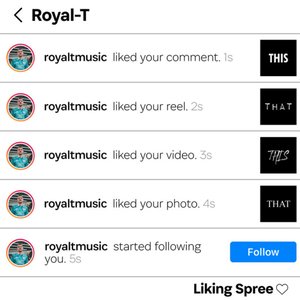 Liking Spree