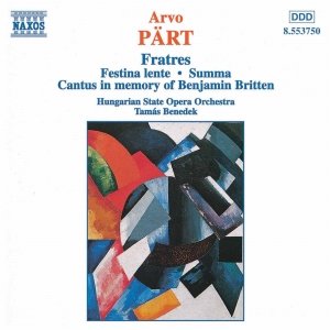 Image for 'PART: Fratres / Festina Lente / Summa'