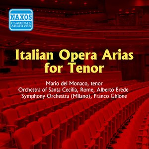 Bild für 'Del Monaco, Mario: Italian Opera Arias for Tenor (1955)'