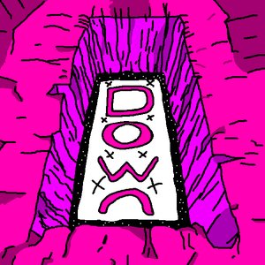 down