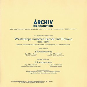 Vachon: String Quartet in A, Op. 11 No. 1; String Quartet in F Minor, Op. 11 No. 5 / Dalayrac: String Quartet in D, Op. 7 No. 3; String Quartet in E-Flat Major, Op. 1 No. 5