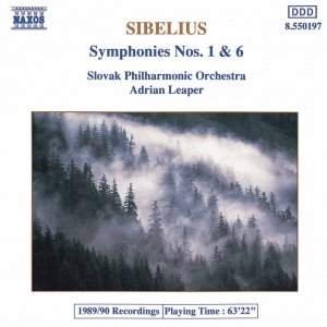 SIBELIUS: Symphonies Nos. 1 and 6