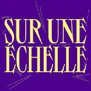 Sur une échelle