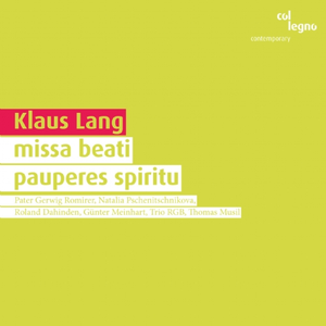 missa beati pauperes spiritu: introitus cover