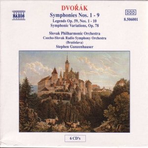 Image pour 'DVORAK: Symphonies Nos. 1-9'