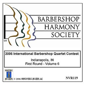 Изображение для '2006 International Barbershop Quartet Contest - First Round - Volume 6'