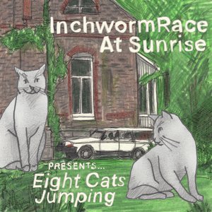 Eight Cats Jumping