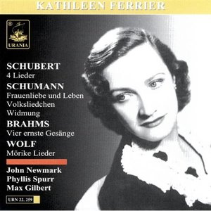 Schubert: 4 Lieder; Schumann: Fraunliebe und Leben, Volksliedchen, Widmung; Brahms: Vier ernste Gesänge; Wolf: Mörike Lieder