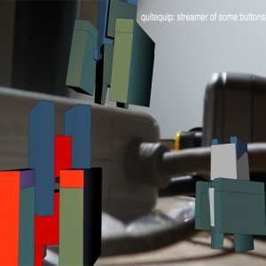 streamer of some buttons