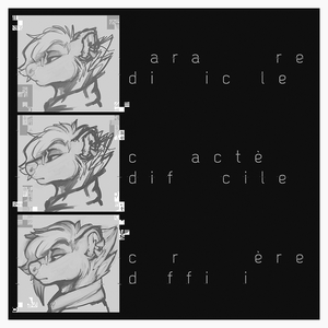 caractère difficile cover