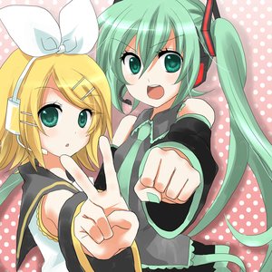 Hatsune Miku, Kagamine Rin 的头像