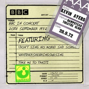 BBC In Concert (Hampstead Theatre Club, 20th September 1972)