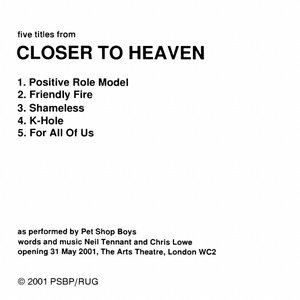 Five Titles From Closer To Heaven