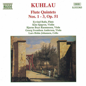 Flute Quintets Nos. 1-3, Op. 51 (flute: Eyvind Rafn, violin: Kim Sjøgren, violas: Bjarne Boye Rasmussen & Georg Svendsen Andersen, cello: Lars Holm Johansen) cover