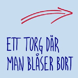 Ett torg där man blåser bort