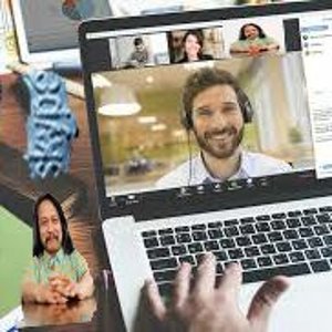 1000 person skype call