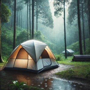 Rain Sounds on Tent (Loopable)