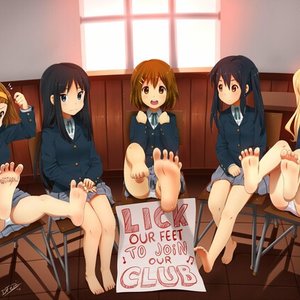 All Of The K ON Girls Have Really Nice Feet I Wish Anime Was Real So I Could Caress, Massage And Worship Them And Also So They Could Dominate Me