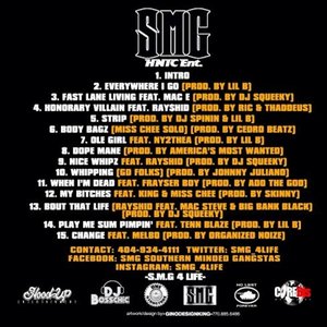 “S.M.G (SOUTHERN MINDED GANGSTAZ)”的封面