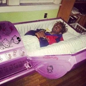 hello kitty coffin